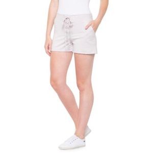 YFB Lace Up Shorts Dusty Purple Grey Size Medium